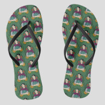 Frida Kahlo | Mi Mexico Lindo Pattern Flip Flops