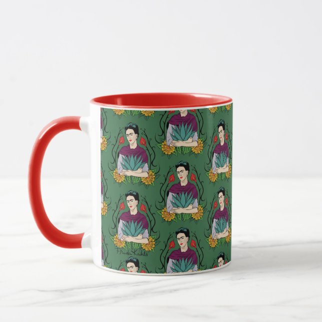 Frida Kahlo | Mi Mexico Lindo Pattern Mug (Left)