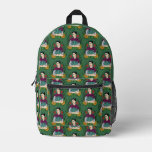 Frida Kahlo | Mi Mexico Lindo Pattern Printed Backpack