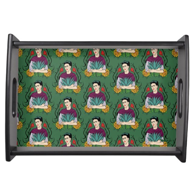 Frida Kahlo | Mi Mexico Lindo Pattern Serving Tray (Front)