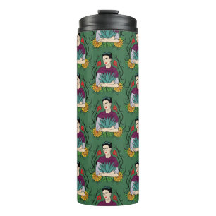 Frida Kahlo Mi Mexico Lindo Pattern Thermal Tumbler