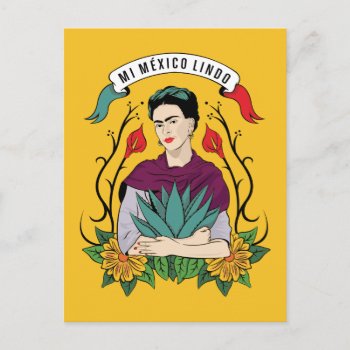 Frida Kahlo | Mi Mexico Lindo Postcard by fridakahlo at Zazzle