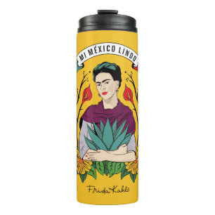 Frida Kahlo Mi Mexico Lindo Thermal Tumbler