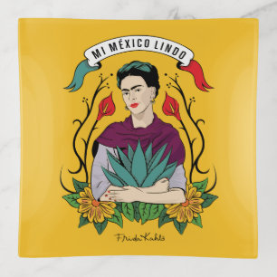 Frida Kahlo Mi Mexico Lindo Trinket Tray