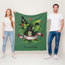 Frida Kahlo | Mis Monos Fleece Blanket