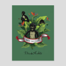 Frida Kahlo | Mis Monos Postcard