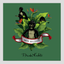 Frida Kahlo | Mis Monos Poster