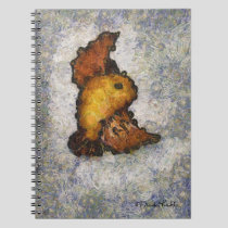 Frida Kahlo Monet-Style Bird Painting Notebook