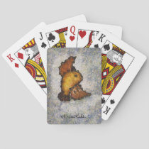 Frida Kahlo Monet-Style Bird Painting Poker Cards