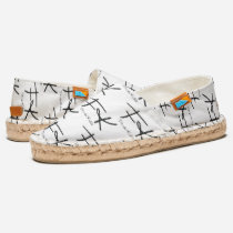 Frida Kahlo Monogram "FK" Signature Pattern Espadrilles