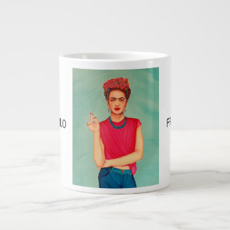 Frida Kahlo Oil Painting Giant Coffee Mug