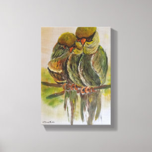 Frida Kahlo Painted Birds Canvas Print
