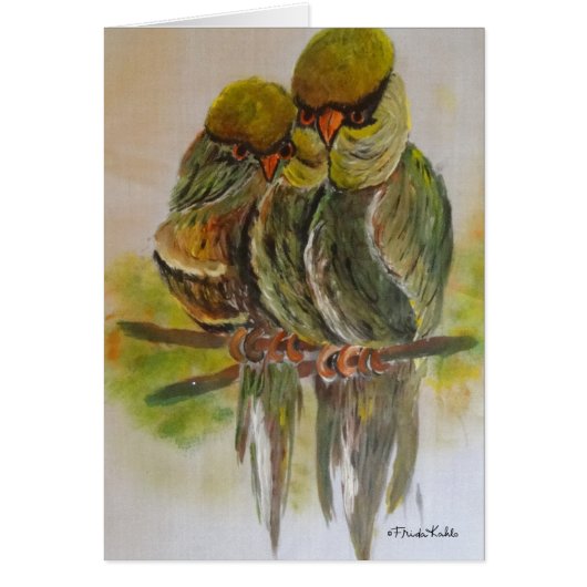 Frida Kahlo Painted Birds Cards (Front)
