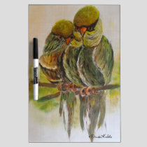 Frida Kahlo Painted Birds Dry-Erase Board