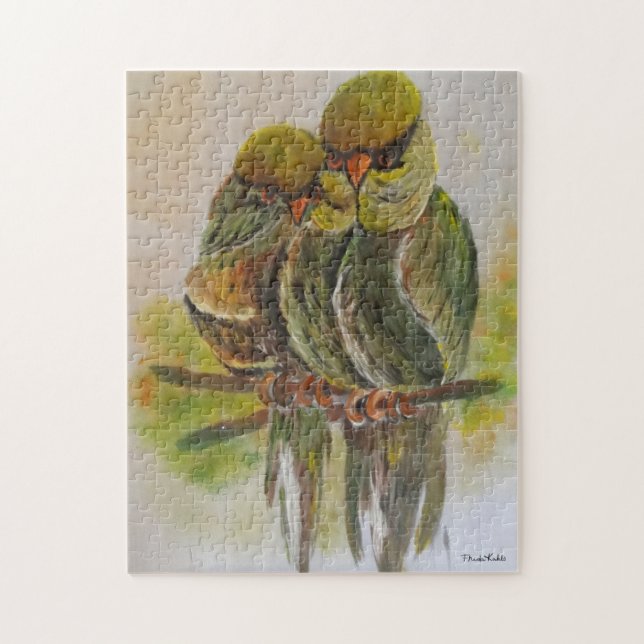 Frida Kahlo Painted Birds Jigsaw Puzzle (Vertical)