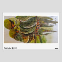 Frida Kahlo Painted Birds Wall Sticker