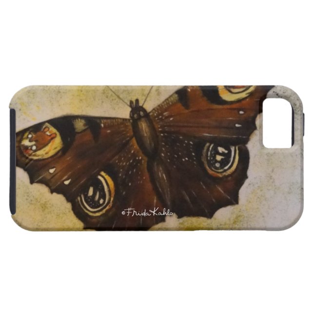 Frida Kahlo Painted Butterfly Case-Mate iPhone Case (Back Horizontal)