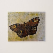 Frida Kahlo Painted Butterfly Jigsaw Puzzle