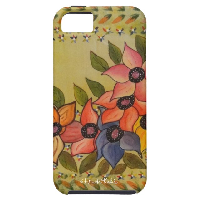 Frida Kahlo Painted Flores Case-Mate iPhone Case (Back)