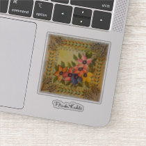 Frida Kahlo Painted Flores Sticker