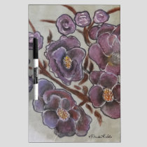Frida Kahlo Painted Flowers Dry-Erase Board