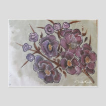Frida Kahlo Painted Flowers Postcard