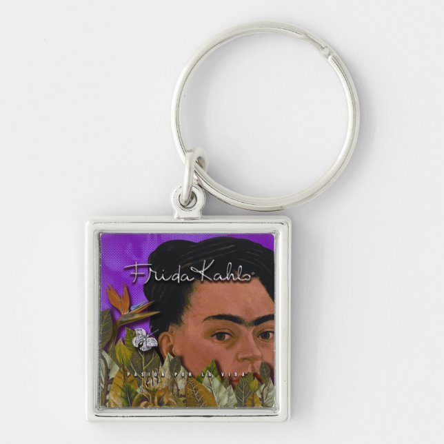 Frida Kahlo Pasion Por La Vida Keychain (Front)