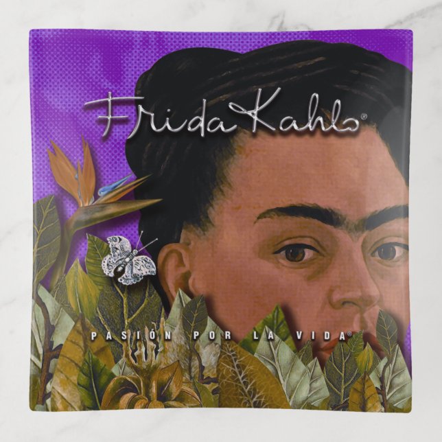 Frida Kahlo Pasion Por La Vida Trinket Tray (Front)