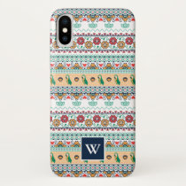 Frida Kahlo | Patrón de Colores iPhone X Case