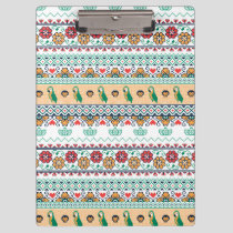 Frida Kahlo | Patrón de Colores Clipboard
