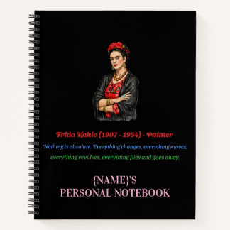 Frida Kahlo Personalized Notebook