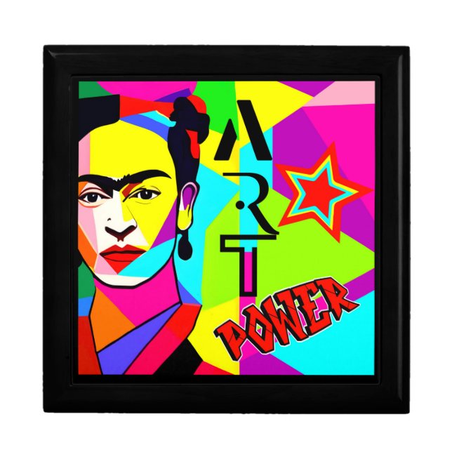 Frida Kahlo Pop Art Gift Box (Front)