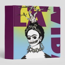 Frida Kahlo Pop Art Portrait Binder