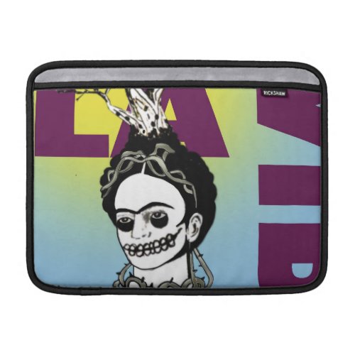 Frida Kahlo Pop Art Portrait MacBook Sleeve