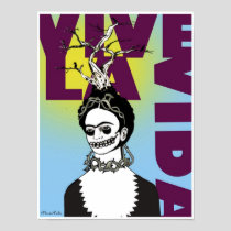 Frida Kahlo Pop Art Portrait Poster