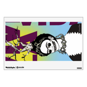 Frida Kahlo Pop Art Portrait Wall Decal