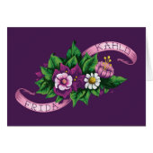 Frida Kahlo | Purple Floral Bouquet (Front Horizontal)