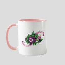 Frida Kahlo | Purple Floral Bouquet Mug