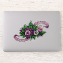 Frida Kahlo | Purple Floral Bouquet Sticker