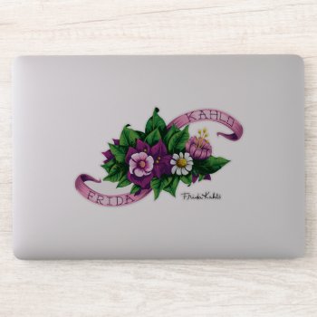 Frida Kahlo | Purple Floral Bouquet Sticker by fridakahlo at Zazzle