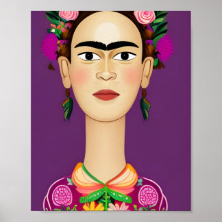 Frida Kahlo records, wall art