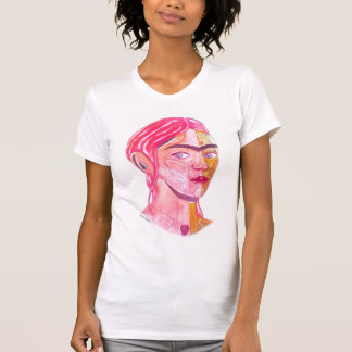 Frida Kahlo (red watercolour artwork) T-Shirt