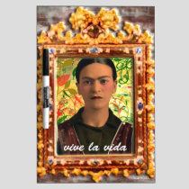 Frida Kahlo Reflejando Dry Erase Board