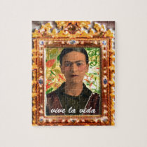 Frida Kahlo Reflejando Jigsaw Puzzle