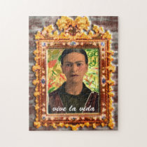 Frida Kahlo Reflejando Jigsaw Puzzle