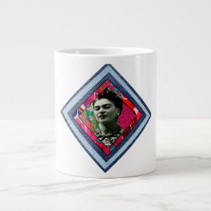 Frida Kahlo Retro Denim Diamond Giant Coffee Mug