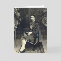 Frida Kahlo Seated Card