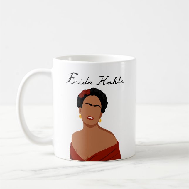 Frida Kahlo Signature Coffee Mug (Left)