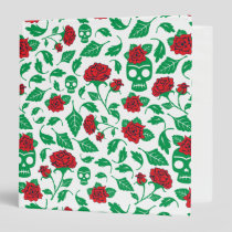 Frida Kahlo | Skulls & Roses 3 Ring Binder