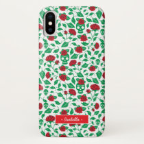 Frida Kahlo | Skulls & Roses iPhone X Case